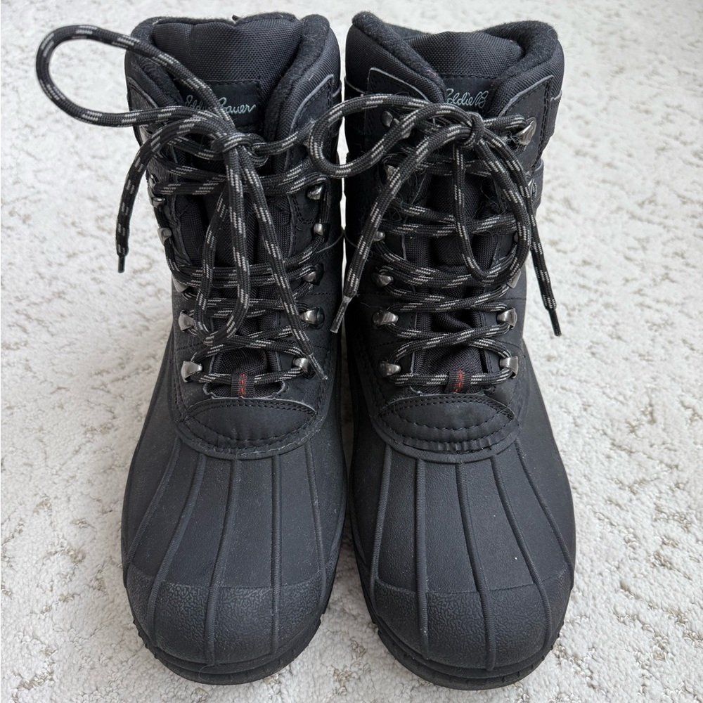Eddie Bauer Snow Boots. Black. Size 10